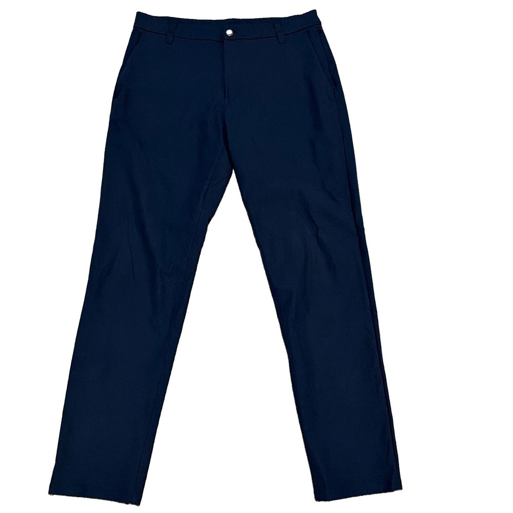 Lululemon Commission Classic Pants Men's 32x30 Blue Warpstreme LM5AEXS